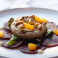 Rode Biet Carpaccio met portabello